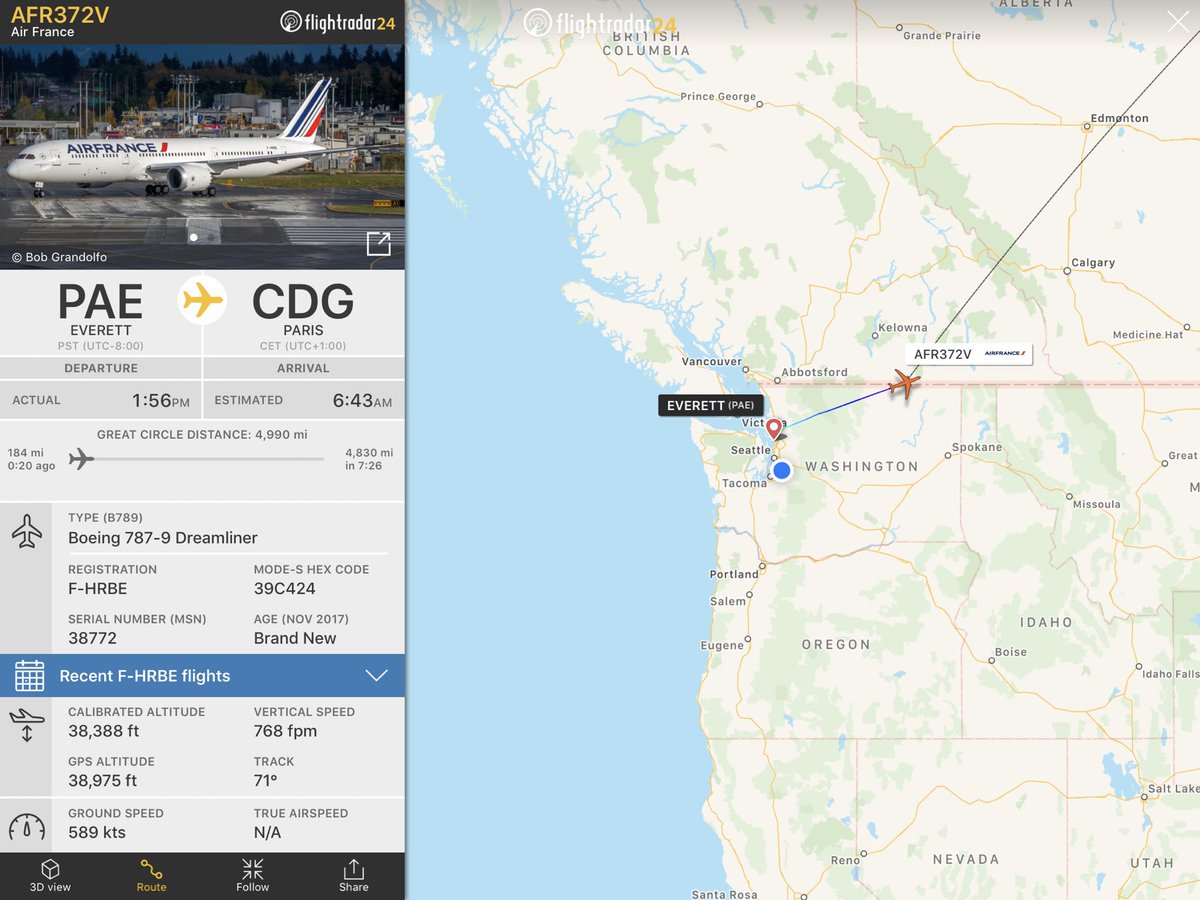 AeroimagesChris's tweet photo. Delivered: @airfrance F-HRBE departed BFI as #AFR372V https://t.co/1zkLA3S9Kn