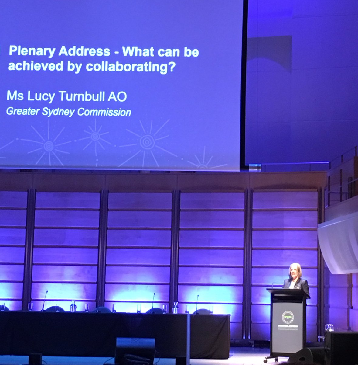Greater Sydney Commission plenary address at #SPHERE2017 value and appreciate collaboration  breaking down the silos <a href="/NSWCEC/">Clinical Excellence Commission</a>