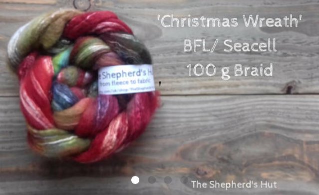 hut_shepherds's tweet photo. Gorgeous #BFL and #Seacell braid in yummy #Christmas colours! #HolidaysAreComing #Christmas #Christmascrafts #handspunyarn#handspun #spinning https://t.co/ICnnP7zbH8 https://t.co/5IozJ0LGnt