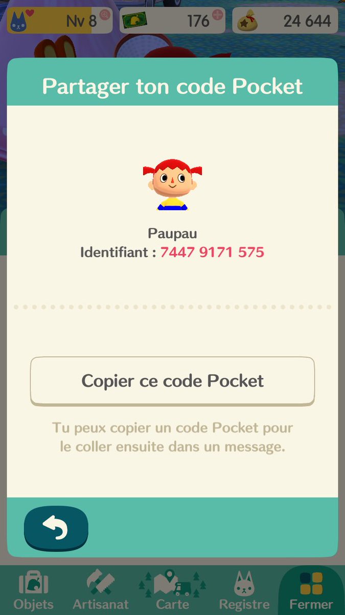 Cruunchyy's tweet photo. #codepocket animal crossing! Ajoutez-moi! https://t.co/PQ9Q28b3yB