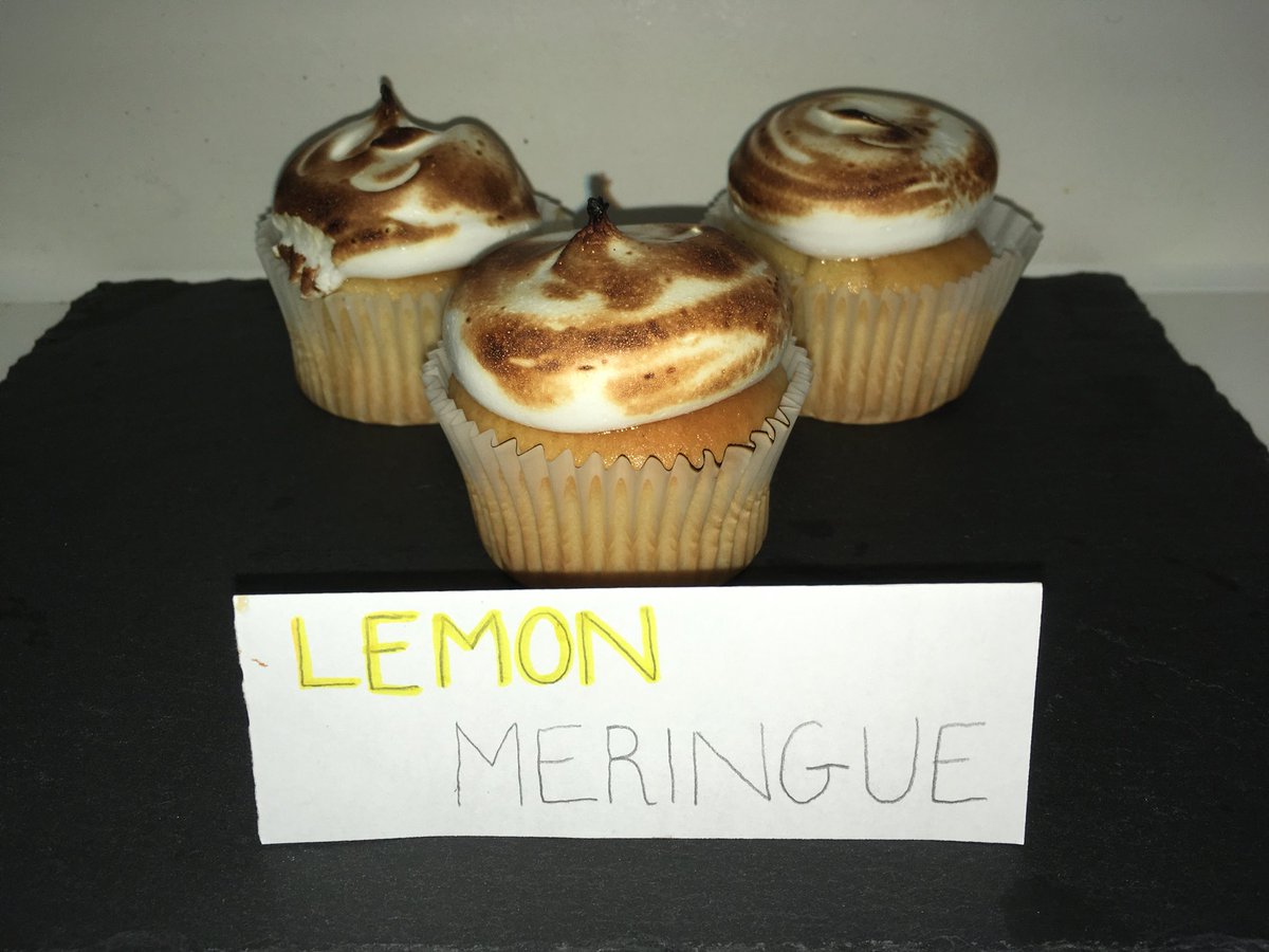 Sticky Toffee Cupcake, Eton Mess Cupcake,Apple Crumble Cupcake and Lemon Meringue Cupcake <a href="/TycoonInSchools/">Tycoon Enterprise Competition</a> #TiS2017