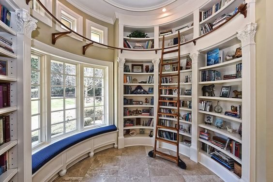 HomeChannelTV's tweet photo. Love this curved library! What do you think?
via zillow: https://t.co/VltL9p3V9F
#homelibrary #homechanneltv https://t.co/cGQBZkQGZ0