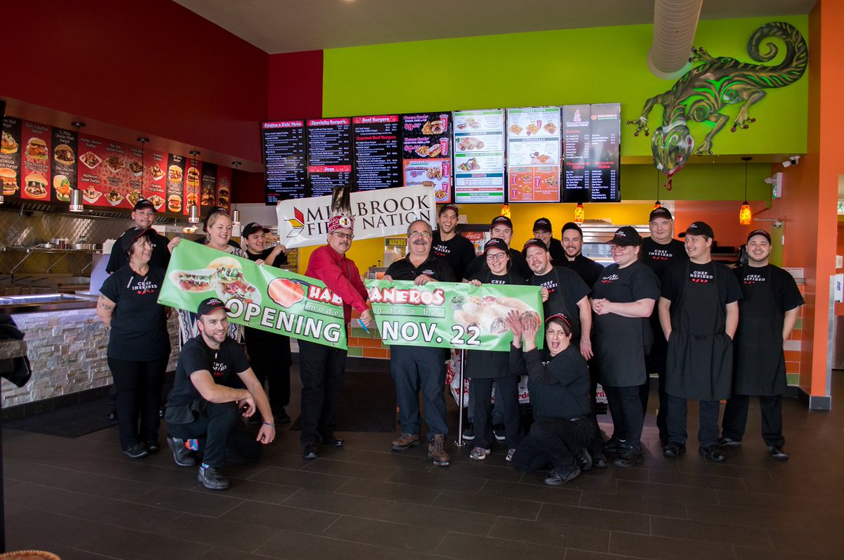 HabanerosMTB's tweet photo. Thank you for the warm welcome today Truro/Millbrook! #habaneros #nowopen #truro #millbrook #millbrookfirstnation #NS #franchise https://t.co/UlNJqInuFz