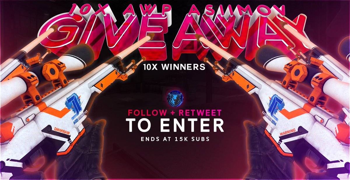 CowAnchor's tweet photo. 10X AWP ASIIMOV GIVEAWAY!!!
➤RT + LIKE TO ENTER!!!
➤MORE WAY TO ENTER ON GLEAM!!
https://t.co/KiI4dJf26q
ENDS AT 15K SUBSCRIBERS https://t.co/Uwln4cKxjL