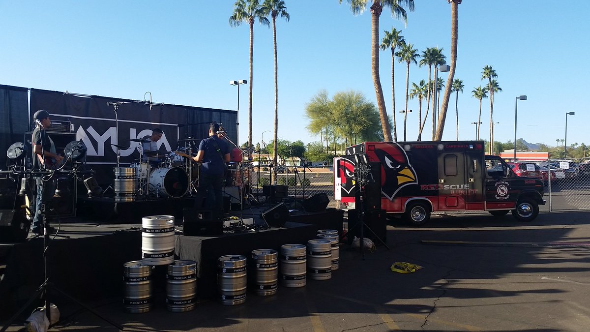 RedscueUnit's tweet image. At Helix Basin Brewing Co. Redscue Unit helping spreading the word... 3935 E Thomas Rd