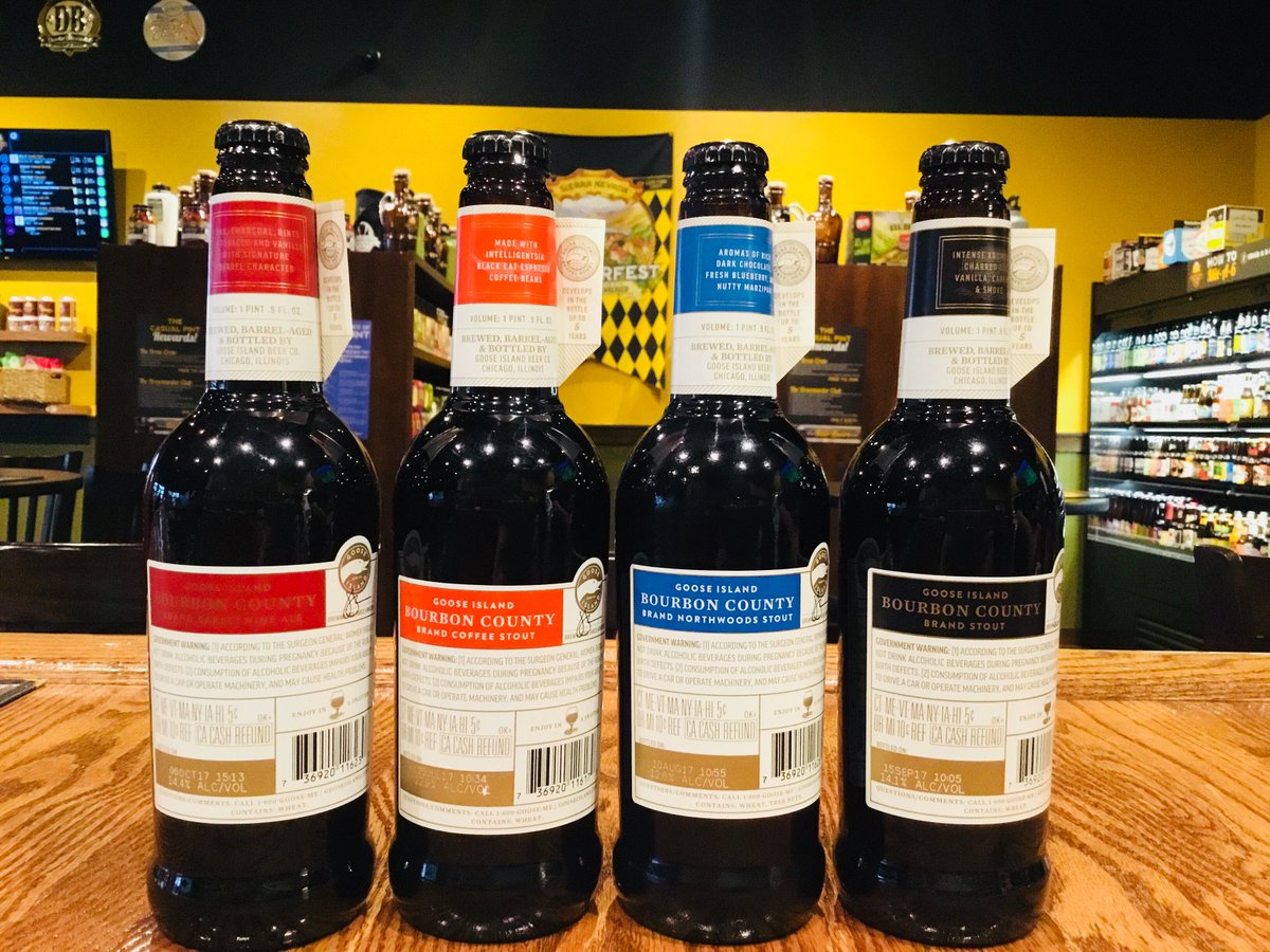 cplexingtonsc's tweet image. On Friday, Nov 24 we will release all 4 variants of the Goose Island Bourbon County Stout and Barley Wine.  Don’t miss out, Limited Release!