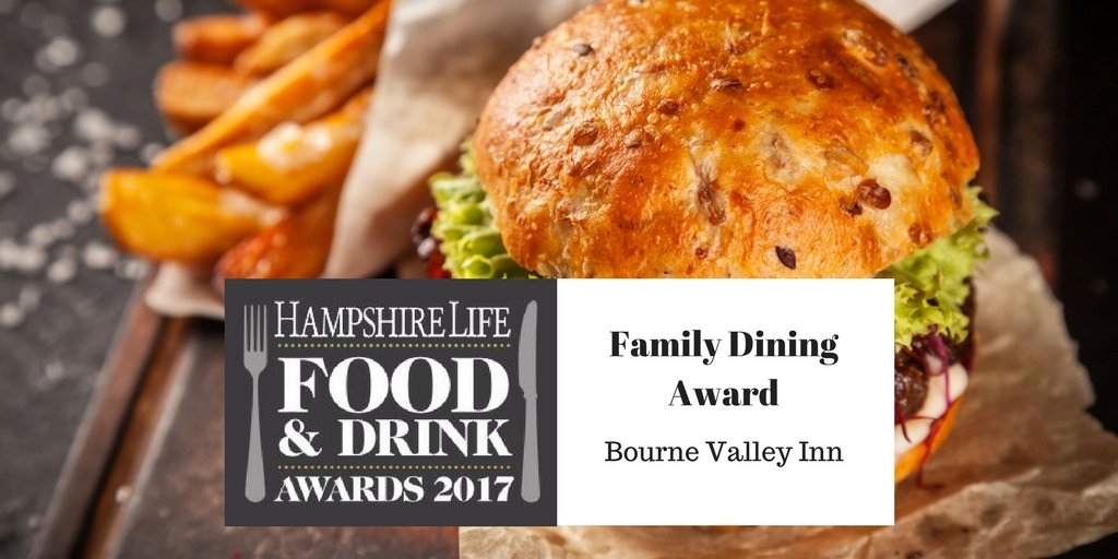 HampshireLife's tweet photo. Our Family Dining Award winner is @BourneValleyInn 👶 Congratulations! #HampshireFADA https://t.co/Sa4dZGBXRK