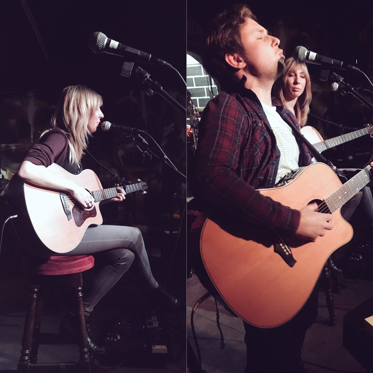 Privileged to have shared the stage with these two tonight: <a href="/BethKeeping/">Beth Keeping</a> and <a href="/timbrooksmusic/">Tim Brooks</a> at <a href="/rollingstockLDN/">Rolling Stock London</a>. Massive shout out to our <a href="/theroundlondon/">The Round</a> host <a href="/GrantCMusic/">Grant Carruthers</a>! Thanks for having me! 🙌🏼😬👏🏼🌟🎶