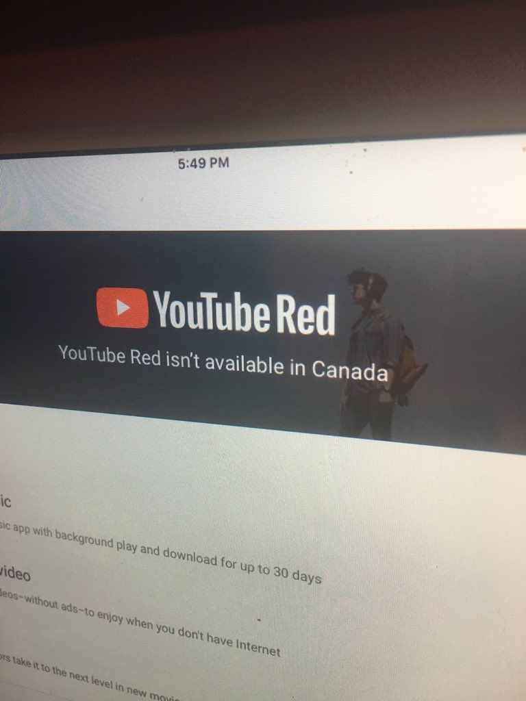 uhdramaqueen's tweet photo. @RomanAtwood that sad, sad moment when Youtube Red is not available to me .. I was really looking forward to watching the series 😭 if anyone can help please let me know thanks so much @TeamYouTube  can you help ? https://t.co/dEKCPZJxEg