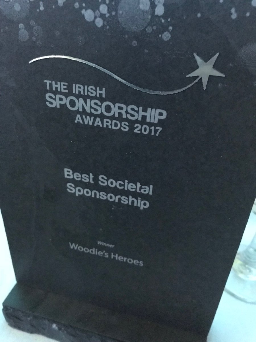 principledublin's tweet photo. Loving this. @WoodiesIreland just won best societal sponsorship at #SponsAwards. https://t.co/jKXsOvqNaH