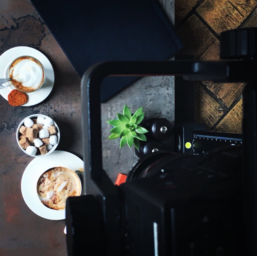 _thefilmkitchen's tweet photo. Overhead rig for today’s coffee story @StuartInns #butfirstcoffee #wefilmfood #thefilmkitchen #instafood #suffolkfood #chefsofinstagram https://t.co/bdA51LOnMH