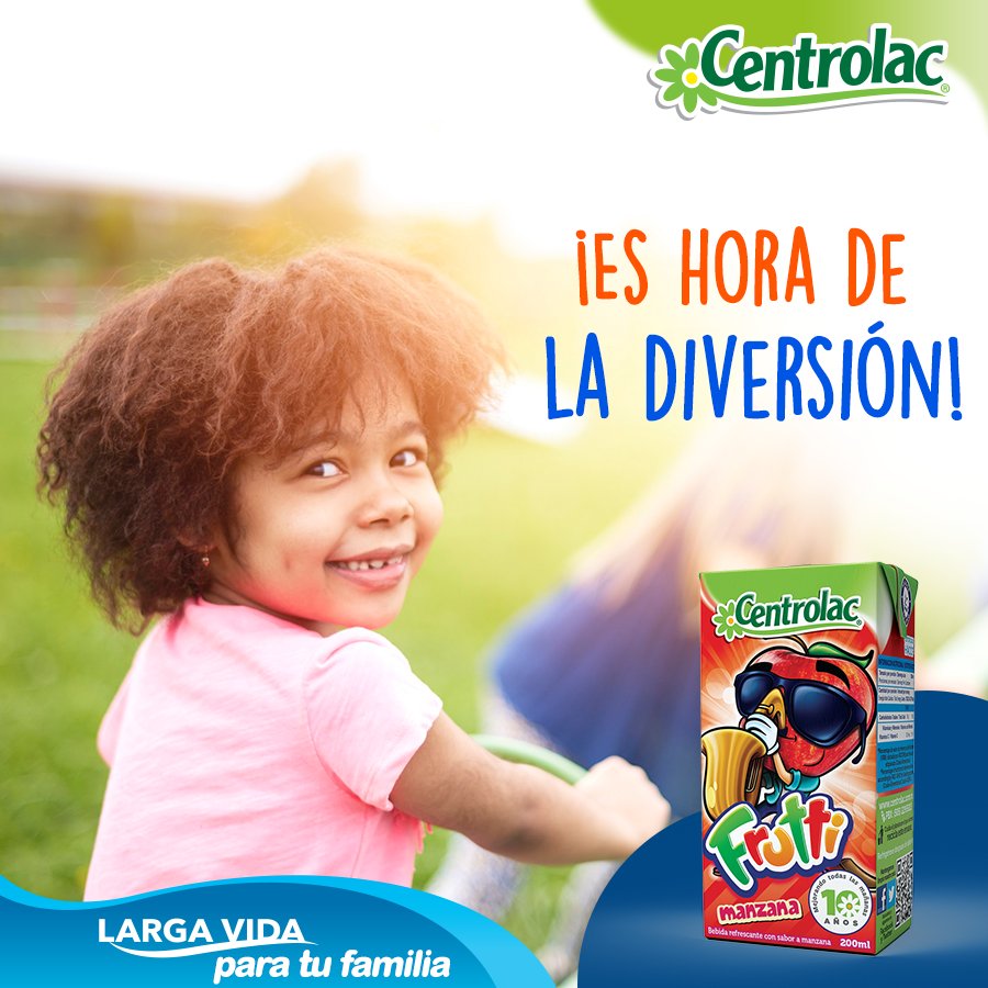Centrolac_'s tweet photo. ¡Los pequeños se llenan de energía cuando disfrutan de Frutti! https://t.co/rQfXOoDGhN