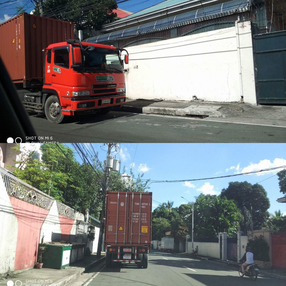 bryan_mmx's tweet photo. #netizenswatch @MMDA trailer truck parked along mabuhay lane. Location dapitan st. between banawe and biak-na-bato 09:43am 11-23-2017 https://t.co/1So8R9lzoD
