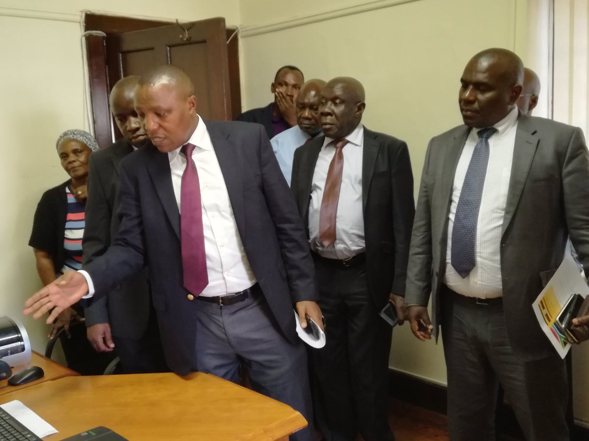 ELECTRONIC VISA SYSTEM OFFICIALLY  FLAGGED OFF
The High Commission today officialy flaged off the operation of the Electronic Visa System in the presence of Officials from the Ministry of Internal Affairs led by Permanent Secretary Dr. Benon Mutambi, 
visas.immigration.go.ug.