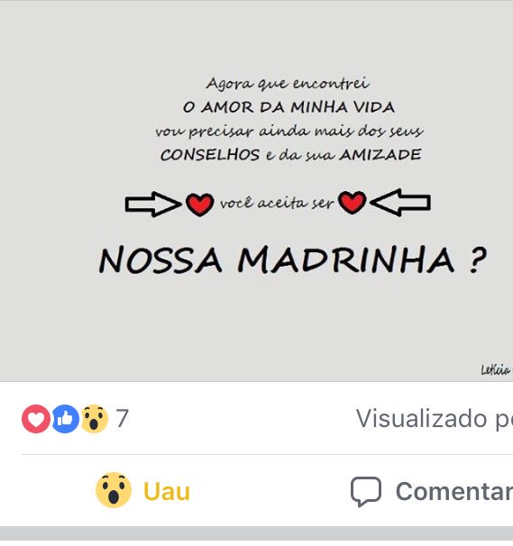 anaaliidia's tweet photo. Tô só essas reação do Facebook msm  kkkkkkkk #lele&amp;João #jatoamando #madrinha2018 https://t.co/4si9uPJXST