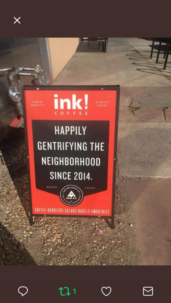 brothajeff's tweet photo. Who @inkcoffee thought a modern day white-only sign was a good marketing idea? Whack! https://t.co/S7ktRjLCTW