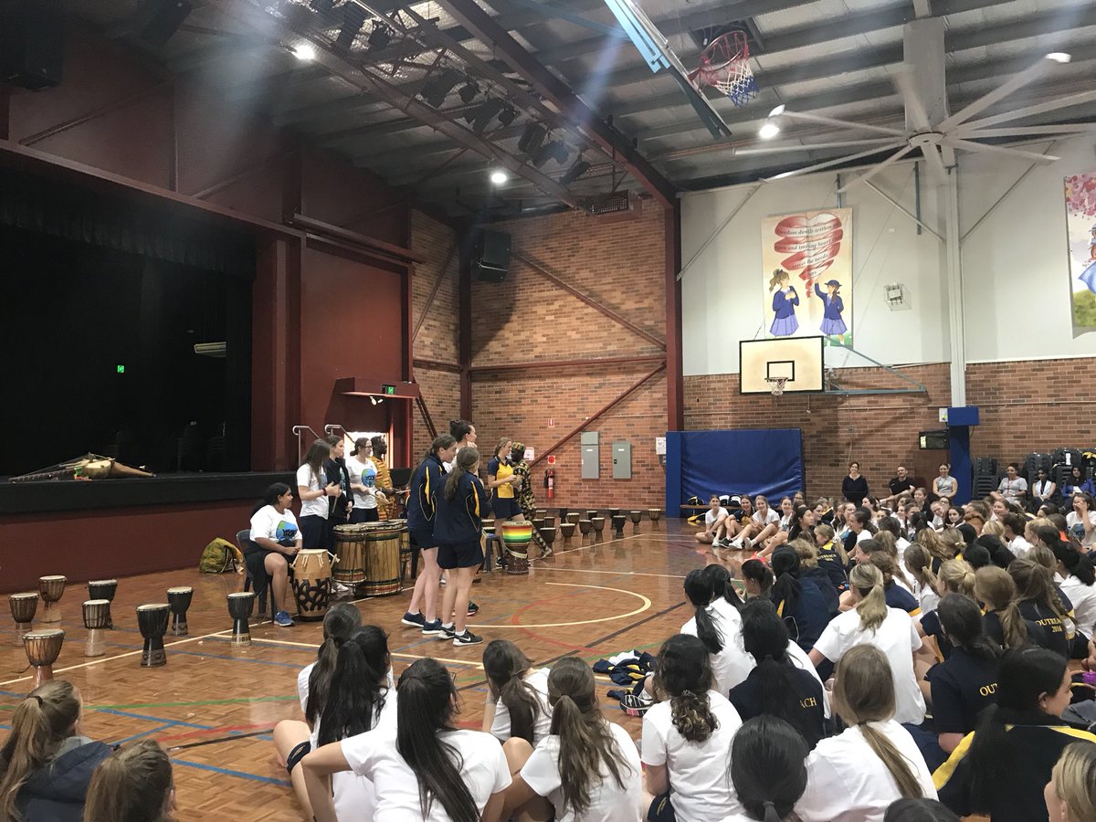 LoretoLearning's tweet photo. #YCON2017 on Wednesday afternoon Year 10 students participated in an African drumming workshop. https://t.co/ZkYblHRqcK
