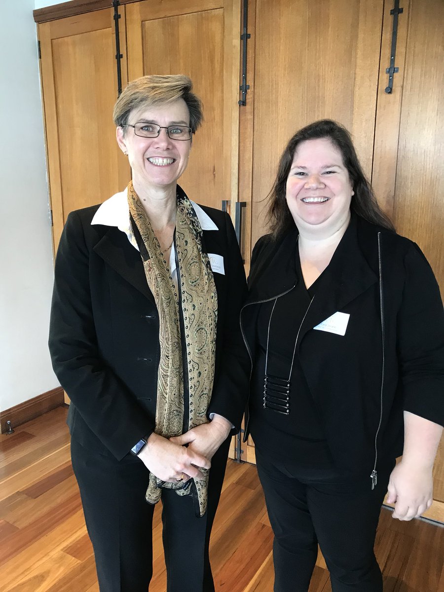 Megs_Aus's tweet photo. Guest speaker Dr Lesley Seebeck - CIAO at the DTA and Tara Searle CIO at NFSA at The WIC Breakfast ‘Going beyond perceived limits’ @DTA @WomeninICT @tarantulas https://t.co/Nc0M1fbxzw