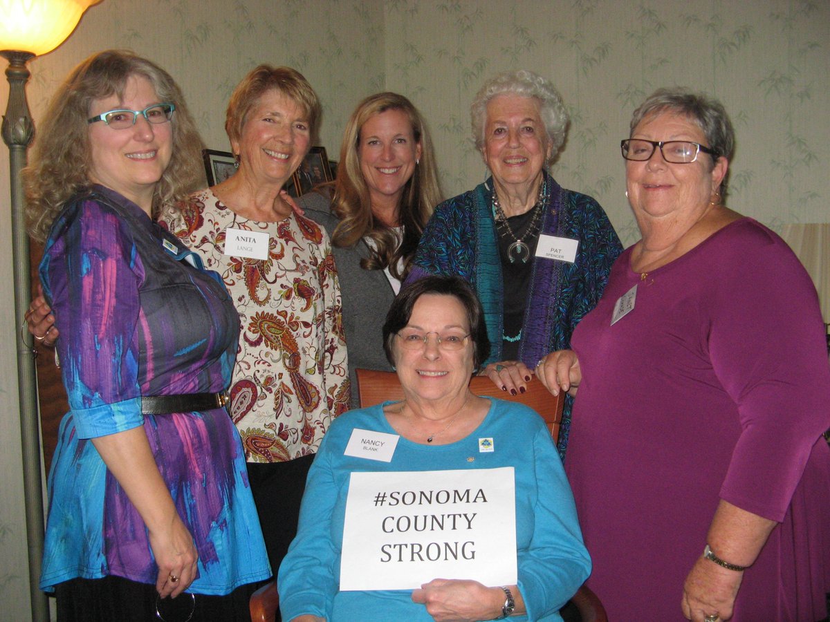 WineCountryAC's tweet photo. This Founders' Day our alumnae chapter is feeling thankful that all of our members were safe during the #sonomafires . We have members who have lost their homes, but we will steadfastly love one another. #SonomaCountyStrong https://t.co/Seiqk6QcZU