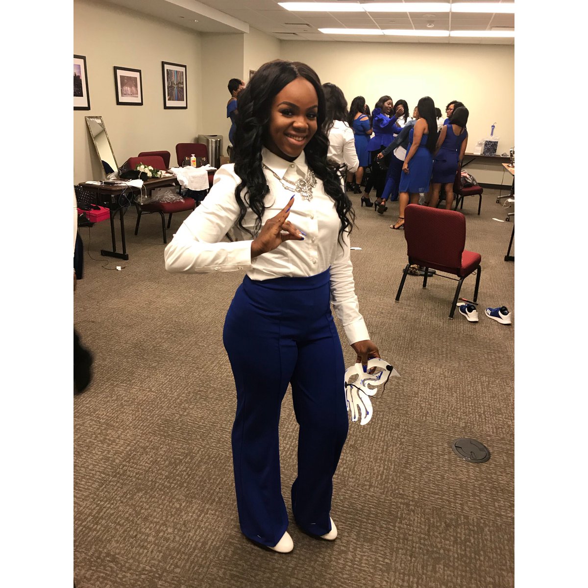 aishaeniolaa's tweet photo. Long journey searching for my inner FinerWoman, a long road to Zetaland. Through the tears, sweat and sleepless night I am proud to say that I am now and forever bounded to MY sorority ΖΦΒ with the upmost humility #Harley Quinn 
#TreClub #ZetaPhiBeta #PhiEp #PhiEpdontstop #Fall17 https://t.co/nR2xcdAokZ