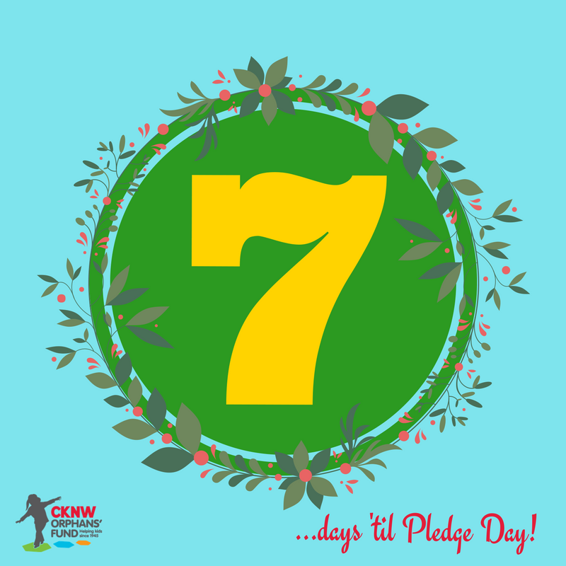 cknwkidsfund's tweet photo. The Countdown is on and we are officially 1 week out from this years' #PledgeDay! On November 29th #PledgeCKNW to support #BCkids with #specialneeds.
#donate #dogood #BCcharity #socialimpact #40yearsofgiving #countdowntopledgeday https://t.co/EA5KB2sCm9
