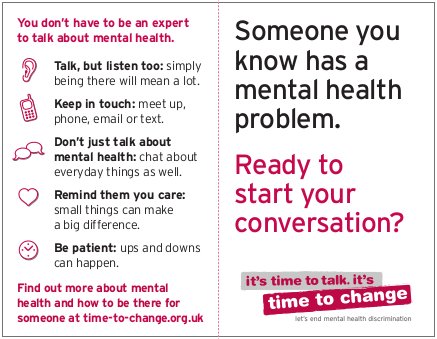 EM203ET's tweet photo. How to help others cope with mental health issues! https://t.co/sSfr0ynqZO