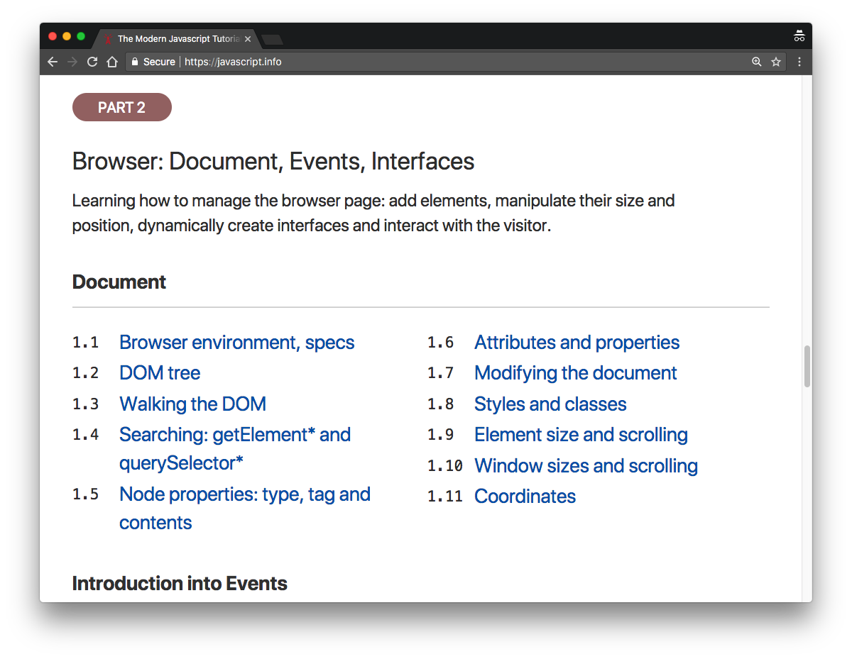umaar's tweet photo. The Modern JavaScript Tutorial 🎊 https://t.co/reIRXJKMQ5 - From basic to advanced topics with simple, yet detailed explanations, code examples and diagrams ✅ - A valuable resource! https://t.co/KxSuIBrI6u