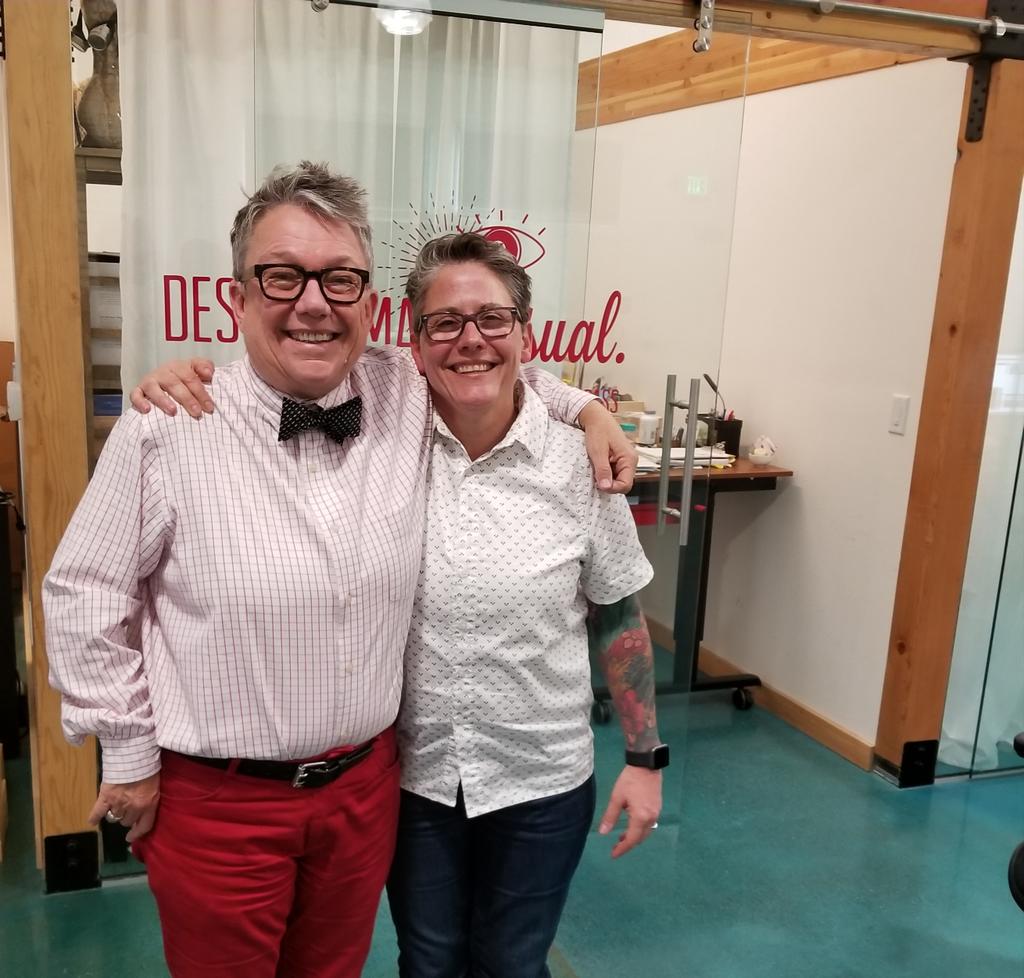 uptownlukep's tweet photo. After 10+ years, Uptown's Art Director &amp; Brand Overlord Cris Webber has her last day with us. We will miss you! Remember to visit the little people! https://t.co/IE3beNgJiH