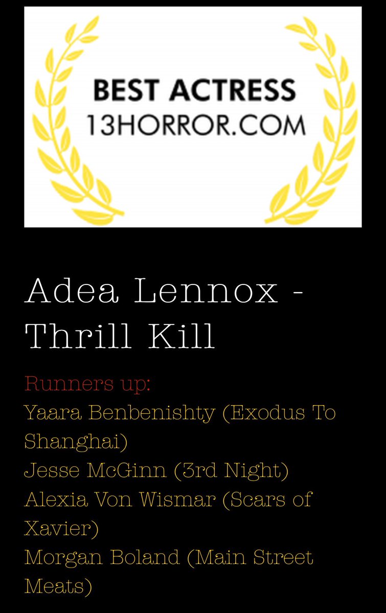 3rdNightMovie's tweet photo. Congratulations to all the winners and runner-up!! Some familiar names in there 🙀🙀 @13horrorcom #horror https://t.co/D2RZo4vDmV