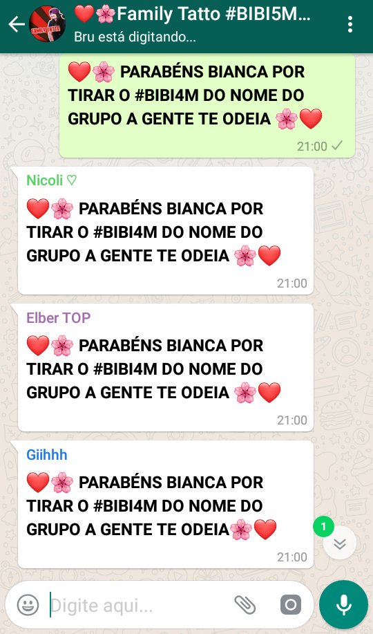FamilyTatto_'s tweet photo. ❤🌸 PARABÉNS BIANCA POR TIRAR O #BIBI4M DO NOME DO GRUPO A GENTE TE ODEIA 🌸❤
@bibitatto

-Lucas https://t.co/q2XXcOrB5h