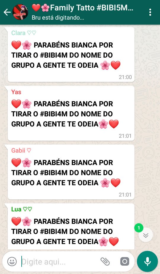 FamilyTatto_'s tweet photo. ❤🌸 PARABÉNS BIANCA POR TIRAR O #BIBI4M DO NOME DO GRUPO A GENTE TE ODEIA 🌸❤
@bibitatto

-Lucas https://t.co/q2XXcOrB5h