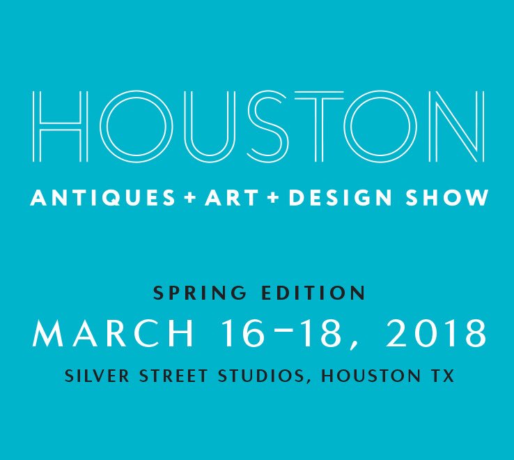 DolphinFairs's tweet photo. Excited to announce the Houston Antiques + Art + Design Show will return to Silver Street Studios March 16-18, 2018! #SaveTheDate https://t.co/bXV6zwPCto