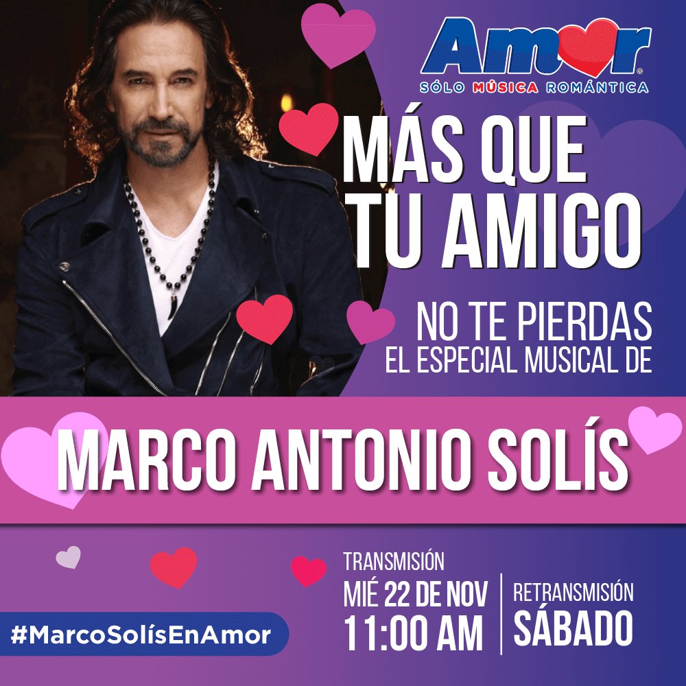 MagdaFelicidad's tweet photo. Si no tuviste la oportunidad de escucharlo, este Sábado en punto de las 11:00 no te lo puedes perder, nuevamente para tí @MarcoASolis .Disfrúta sus éxitos y la historia de su vida. #MarcoSolisEnAmor. https://t.co/w25fN3lfDR
