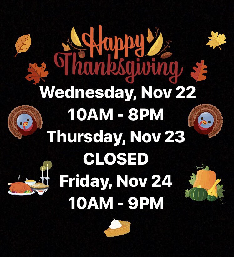 UncleDansBbq's tweet photo. Uncle Dan's Thanksgiving Holiday Hours! #ThanksgivingWeek #thanksgiving2017 #turkey #waco #wacotexas #givethanks #whatareyouthankfulfor #bethankful #uncledanisthankfulforyou #andturkey #andpie https://t.co/MaSdsaE6nL