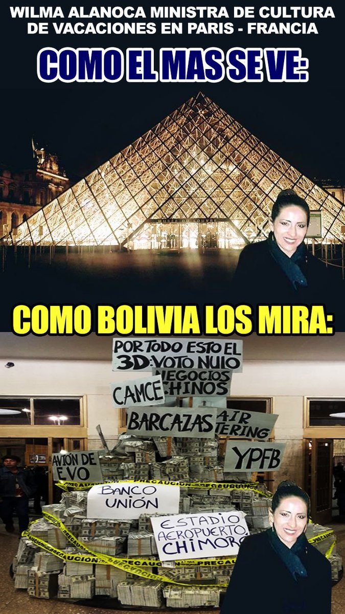 boliviadijono_'s tweet photo. ASÍ VAN DESPILFARRANDO POR EL MUNDO LA PLATA DE LOS BOLIVIANOS, EN VIAJES INSULSOS Y VACACIONES PAGADAS. OTRA RAZÓN MÁS PARA VOTAR NULO. #VOTONULO #3D #3DNULO https://t.co/UEFBJU3NRv