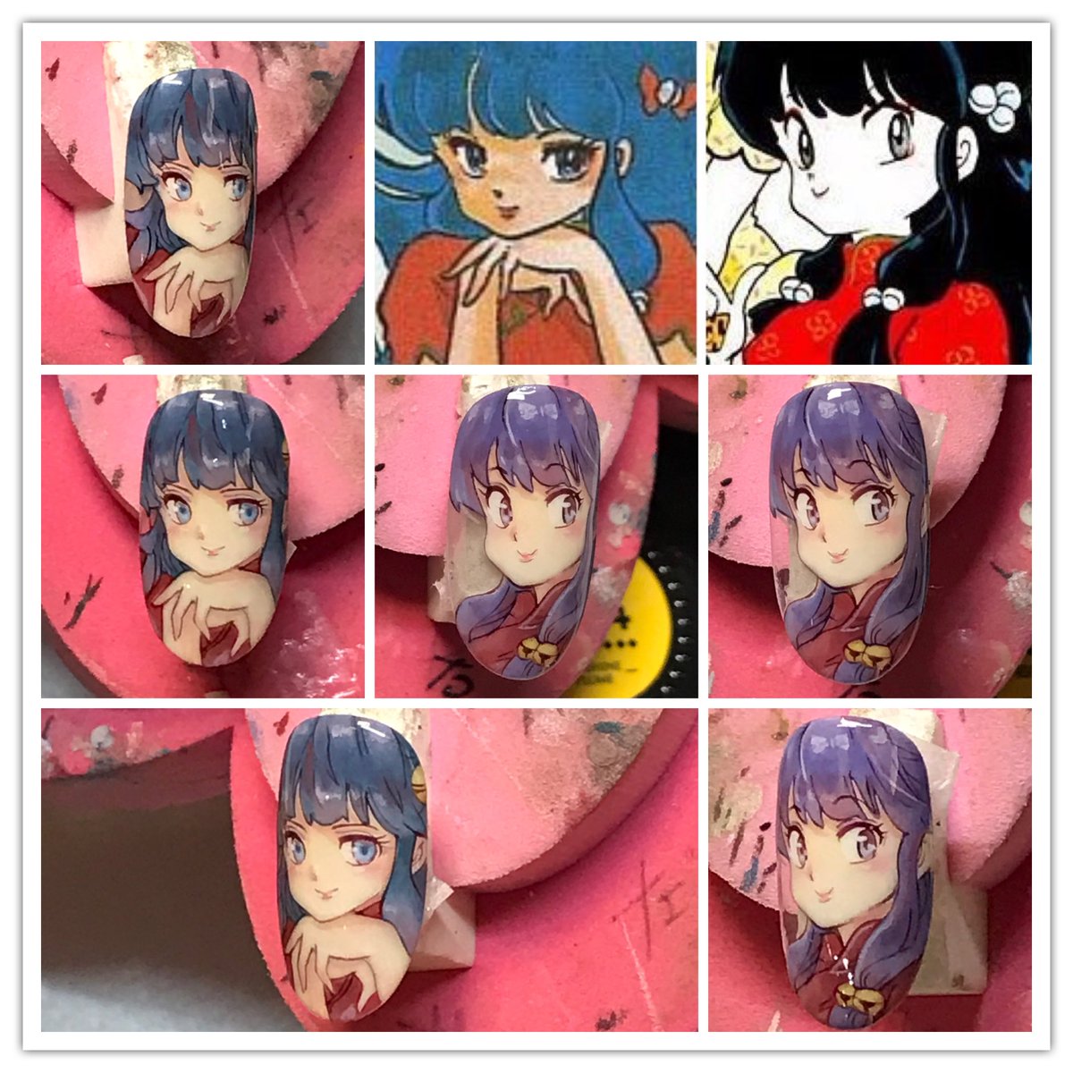 痛ネイル 関西 大阪 兵庫 Metoro るーみっく仲間増えました シャンプー本当に可愛い画像ありすぎて 2人描きました 次こそ メンズ描きたい なw シャンプー 高橋留美子 先生 らんま らんまカフェ Omdジェル Gelart Nails 神戸ネイルサロン