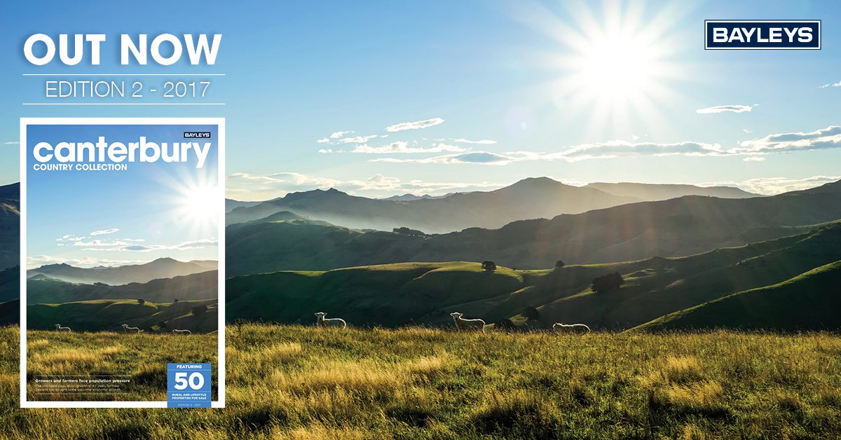 BayleysCan's tweet photo. The Canterbury Country Collection is out now, featuring 50 rural and lifestyle properties for sale inCanterbury. 
https://t.co/ERH4aFa7ps https://t.co/GAEbZp2C3K