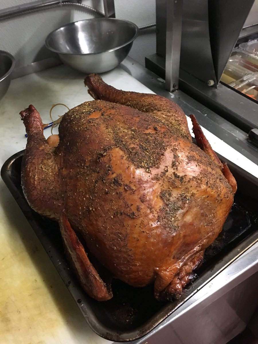 Join us tomorrow to celebrate the US Thanksgiving. NFL and our house-smoked turkey all day !