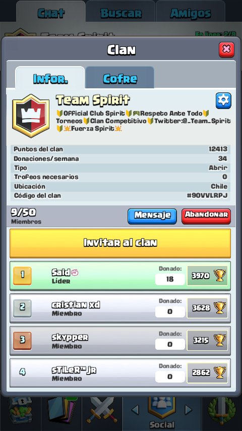 _Team_Spirit's tweet photo. 🌟Todos Son Bienvenidos Clan Competitivo Que Esperan Para Unirse🌟!! https://t.co/VDJibaSHxb