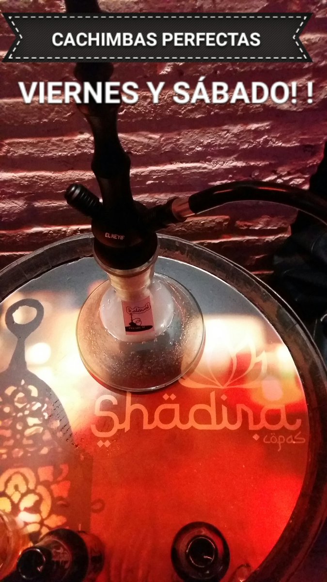 kaloudpremium's tweet photo. Pasate por SHADIRA copas y pide la cachimba perfecta! ! Viernes y sábados!! La mejor música el mejor ambiente https://t.co/SmTIUObtfd