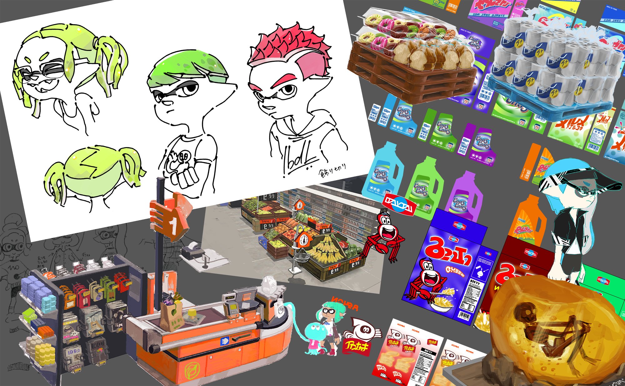 Splatoon スプラトゥーン 11月29日発売予定のサウンドトラック スプラ チューン2 そして膨大なアートワークを集めた スプラトゥーン2 イカすアートブック は 今回のアップデートで追加された新曲や 新ステージの設定画も含まれた内容となっている