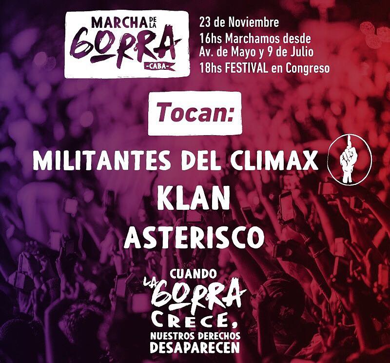 LucianoArruga's tweet photo. Mañana, por primera vez en CABA: Marcha de la Gorra
¡¡FUERA la policía de nuestros barrios!! https://t.co/KBE6xbg1KF