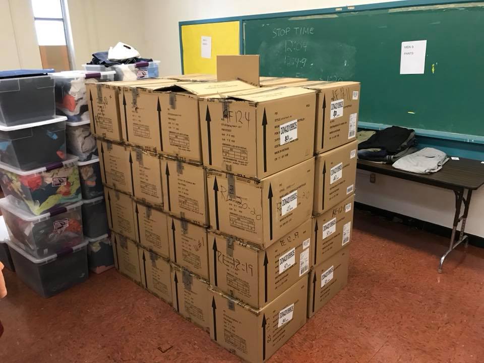 MDCPSTheShop's tweet photo. Thank you Joe at @PerryEllis #healwayssaysyes! 30 boxes! #bestgiftever! Our guys will be looking sharp this year!#partnersareeverything #connecting @MiamiSup @MDCPSCommunity @Project_UPSTART @DrvDiana https://t.co/oTB18seZkm
