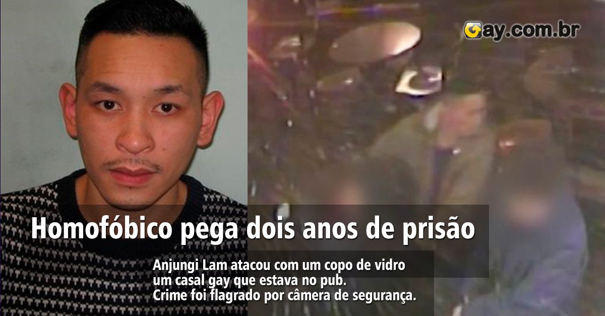 gaycombr's tweet photo. Homofóbico condenado a dois anos de prisão por ter quebrado copo de vidro num casal gay. Cena violenta foi flagrado por câmera de segurança do pub.
https://t.co/K1VluLvxol https://t.co/zb5kQp4lS8