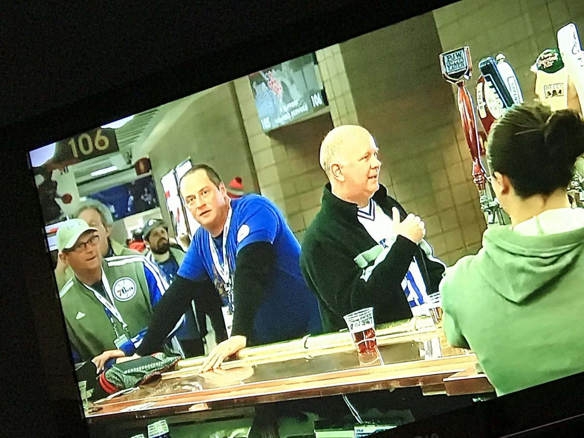 StcyMak's tweet photo. @mikeb927 watching sixers and see this guy https://t.co/tcKBvHgElw