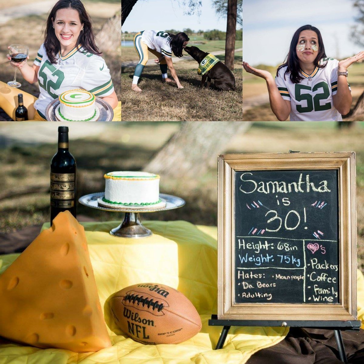 sammybeth87's tweet photo. Doing my 30's @packers style #GoPackGo #packernation   @ClayMatthews52  @AaronRodgers12 https://t.co/kojo18X0uc