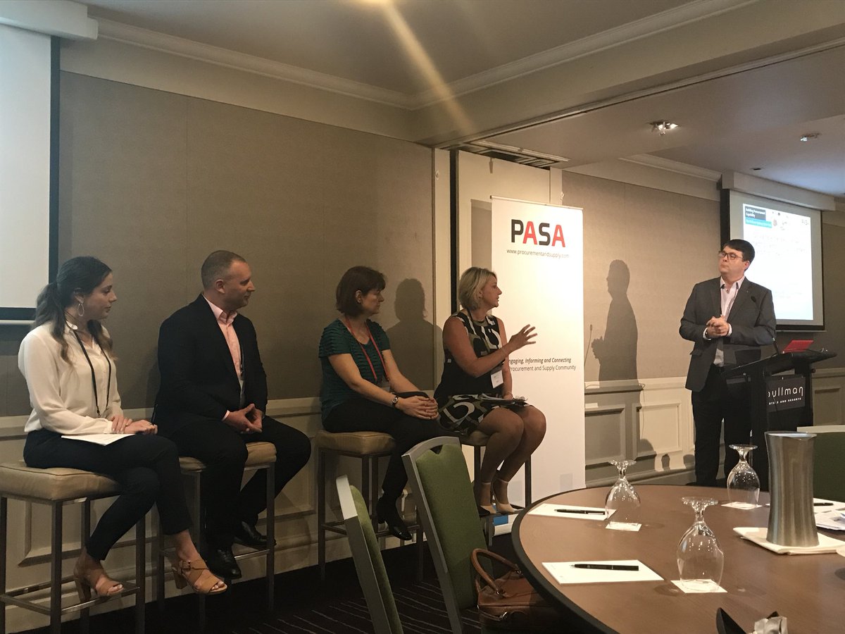SylwiaLogan's tweet photo. The Next PASA presentation; panel discussion about “the talent we need to match our ambition in procurement”. #PASAcapability https://t.co/3iaXxliRBO