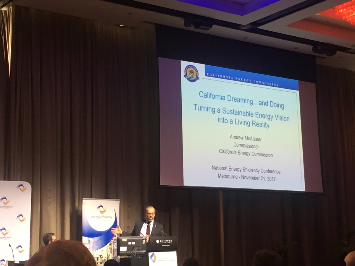CherryEnergy1's tweet photo. Fantastic insights from @CalEnergy Andrew McAllister at #NEEC17 // Policy consistency is key 🔑 to get the majority on board with #energyefficiency but we must also let #local regulators lead the way 💪 https://t.co/sqhi6mqEgb