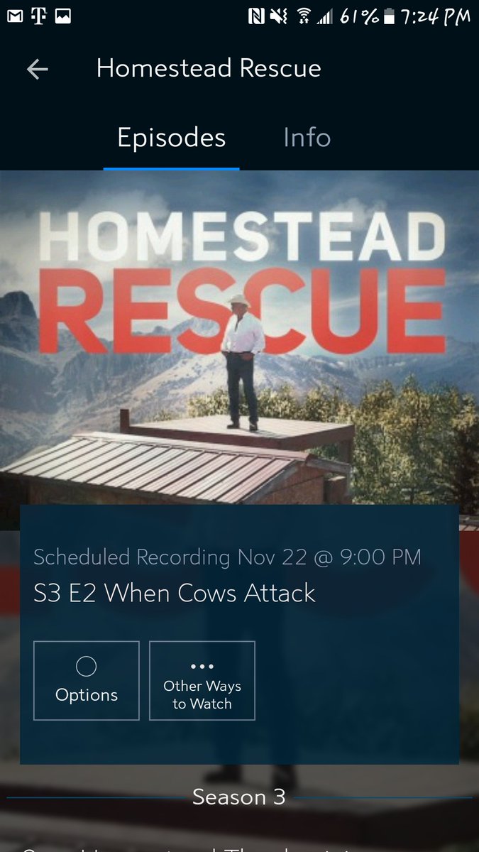 J4Keepz's tweet photo. I am so glad it back 📺 #HomesteadRescue @mattraneyalaska 🤠💖 
#WhenCowsAttack 😨🐮 https://t.co/ciOnhpqs77