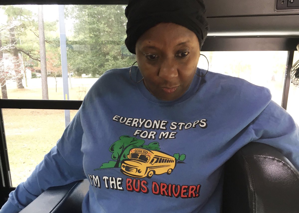 katebtayloe's tweet photo. When I saw Ms. Hansley on Tuesday, I knew Iβd found our #tshirtoftheweek...LOVE! #week13 #hugabusdriver #SoaringEagles #NHCSchat https://t.co/Ya0US7O5RZ